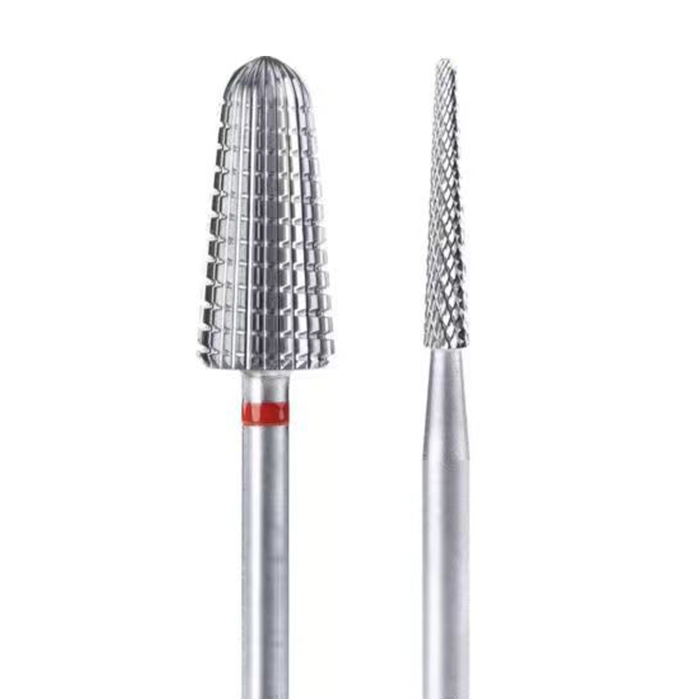Carbide End Mill - 1pcs Silver 2way Nail Drill Bit