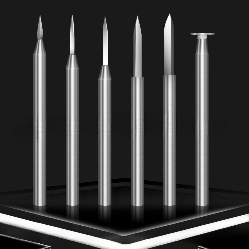 End Mill Set - 6pc High-spe Steel Engraving Carving Knife