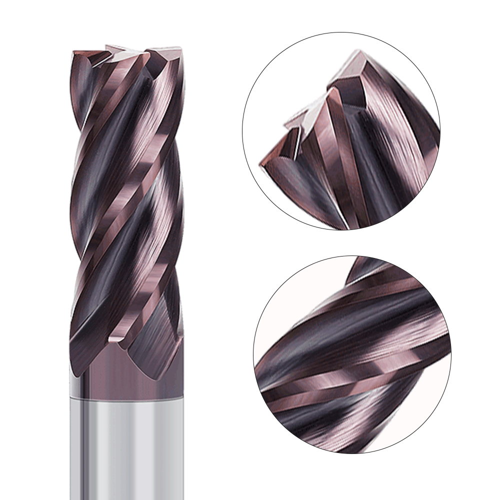 End Mill Set - HRC58 Solid Carbide End Mill 4