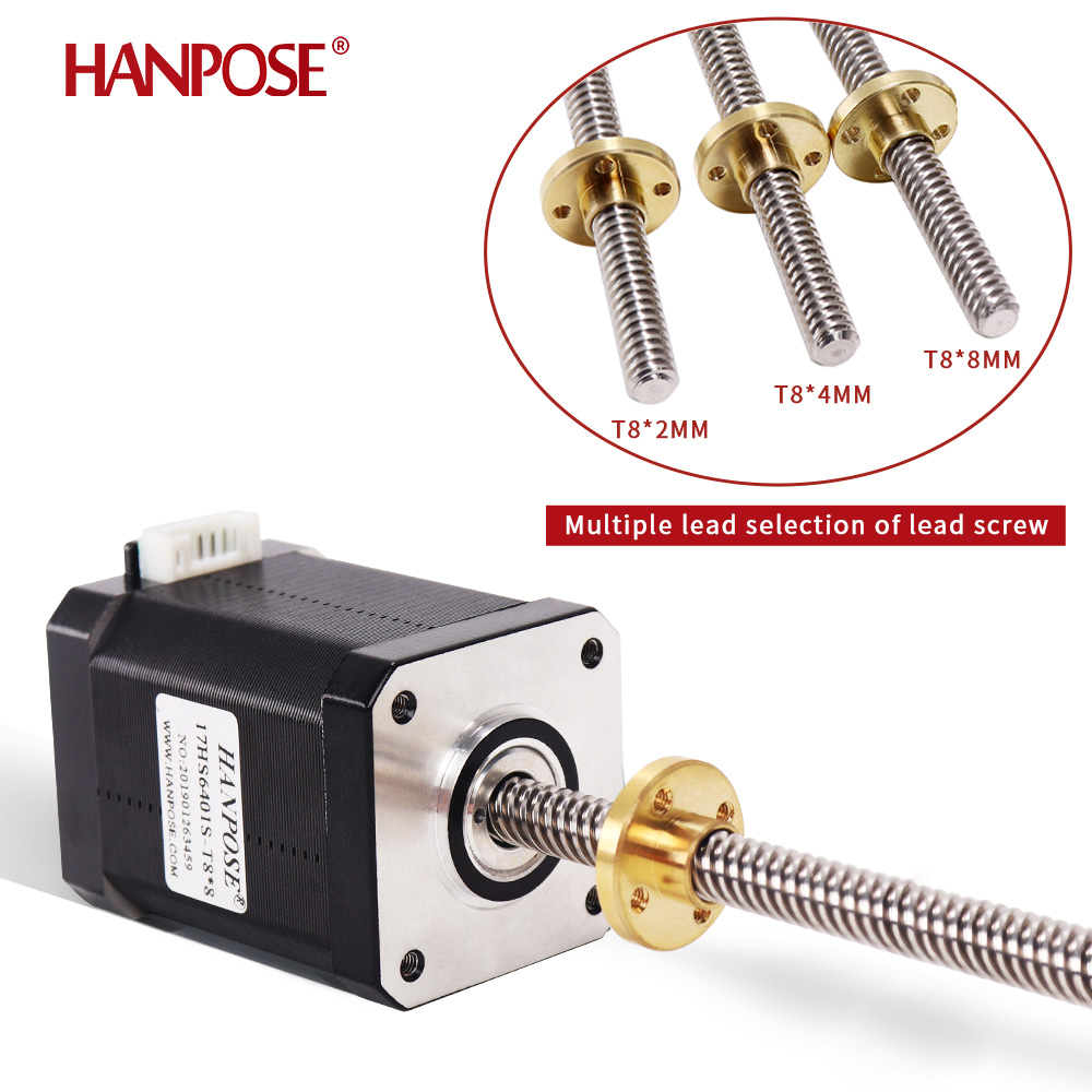 Lead Screw 8Mm - Nema17 stepper motor 1.8A 52N.CM 17HS8401S-T8