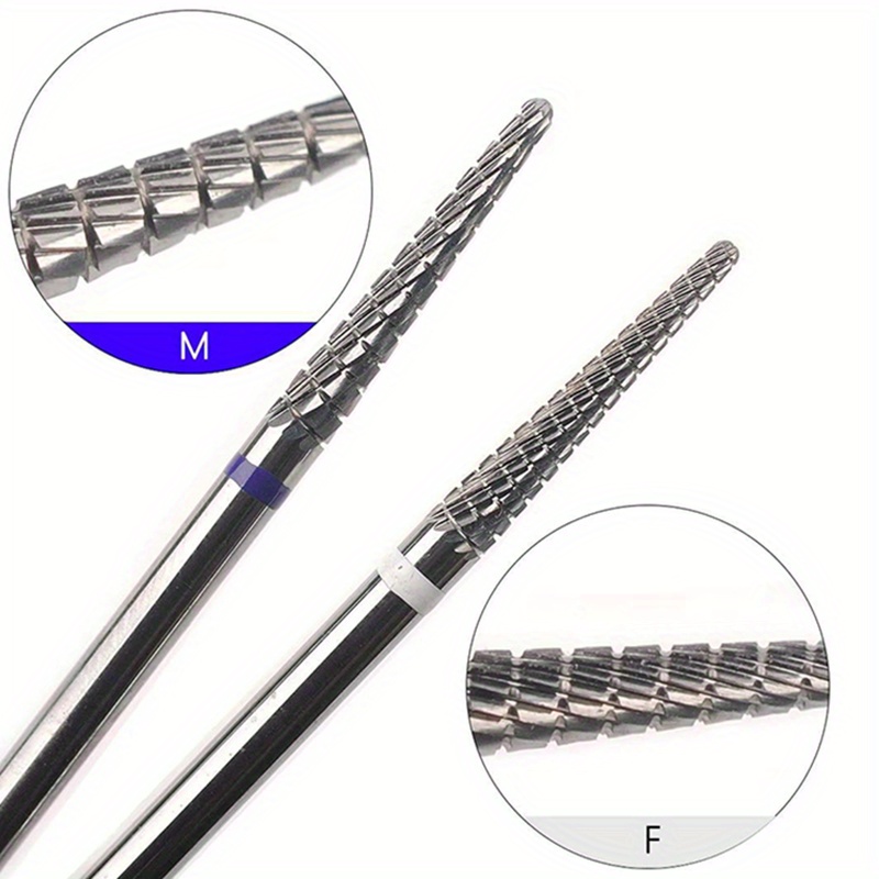 Carbide End Mill - 1/2Pcs Carbide Cuticle Clean Nail Bit