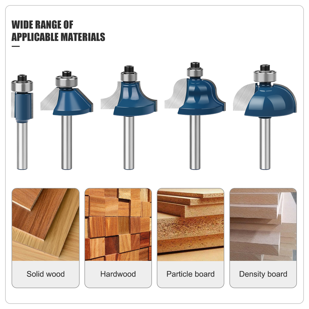 6mm Shank Router Bits Set Stra - End Mill Set ulasan dan harga