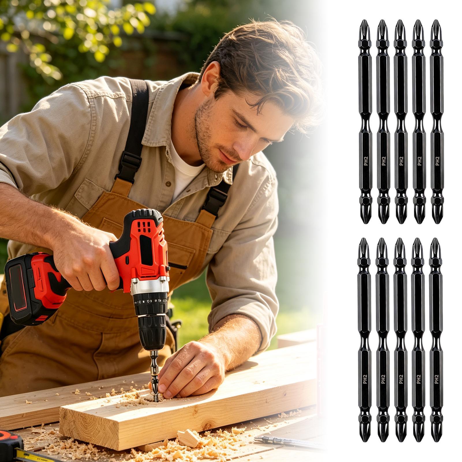 Magnetic Drill Bits Double-End - End Mill Set ulasan dan harga