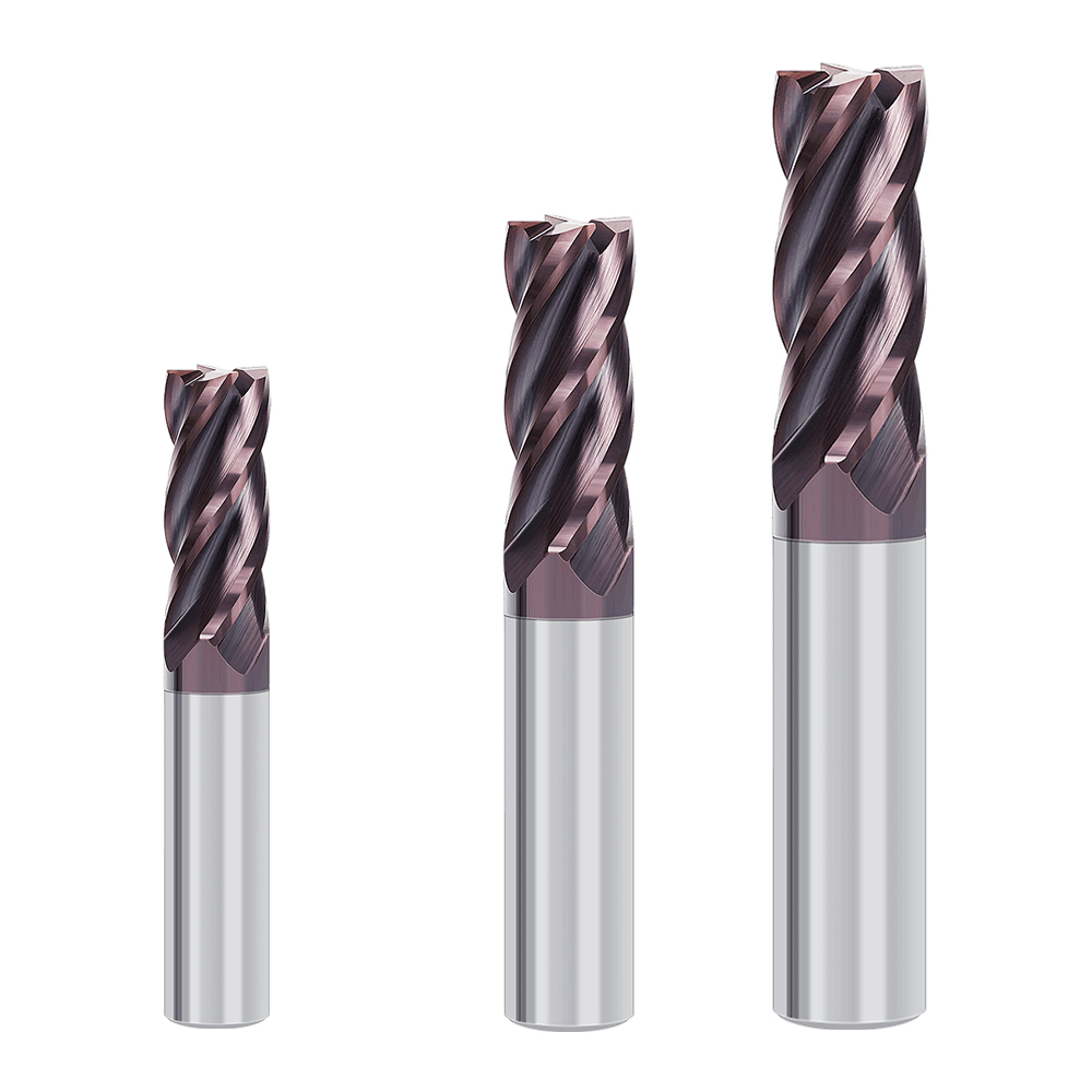 HRC58 Solid Carbide End Mill 4 - End Mill Set ulasan dan harga