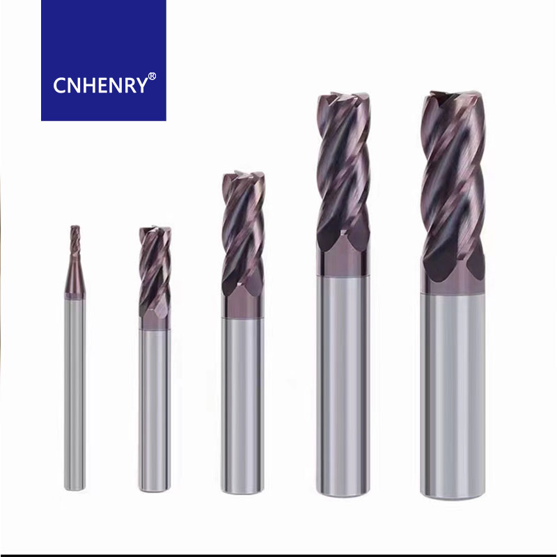 HRC58 Solid Carbide End Mill 4 - End Mill Set ulasan dan harga