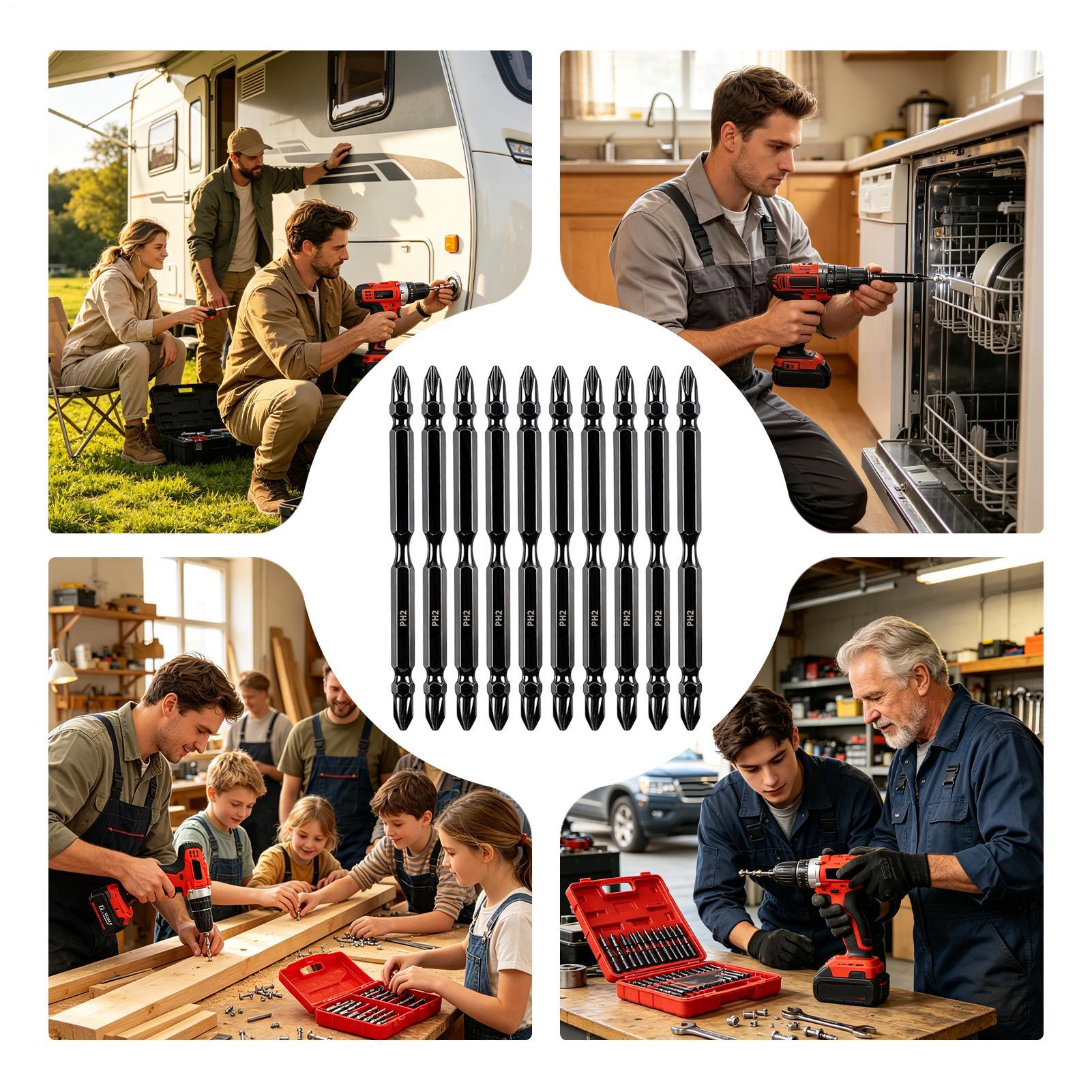 Magnetic Bits For Drill Double - End Mill Set ulasan dan harga