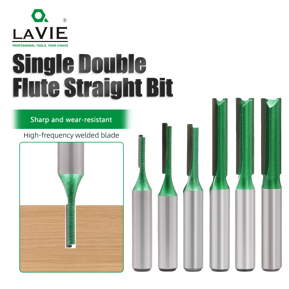 LAVIE 8mm Shank 6Pcs Slotting  - End Mill Set ulasan dan harga