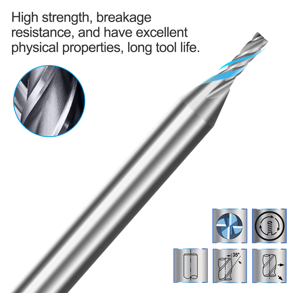 1pc Diameter Frez 2mm Endmill  - End Mill Set ulasan dan harga