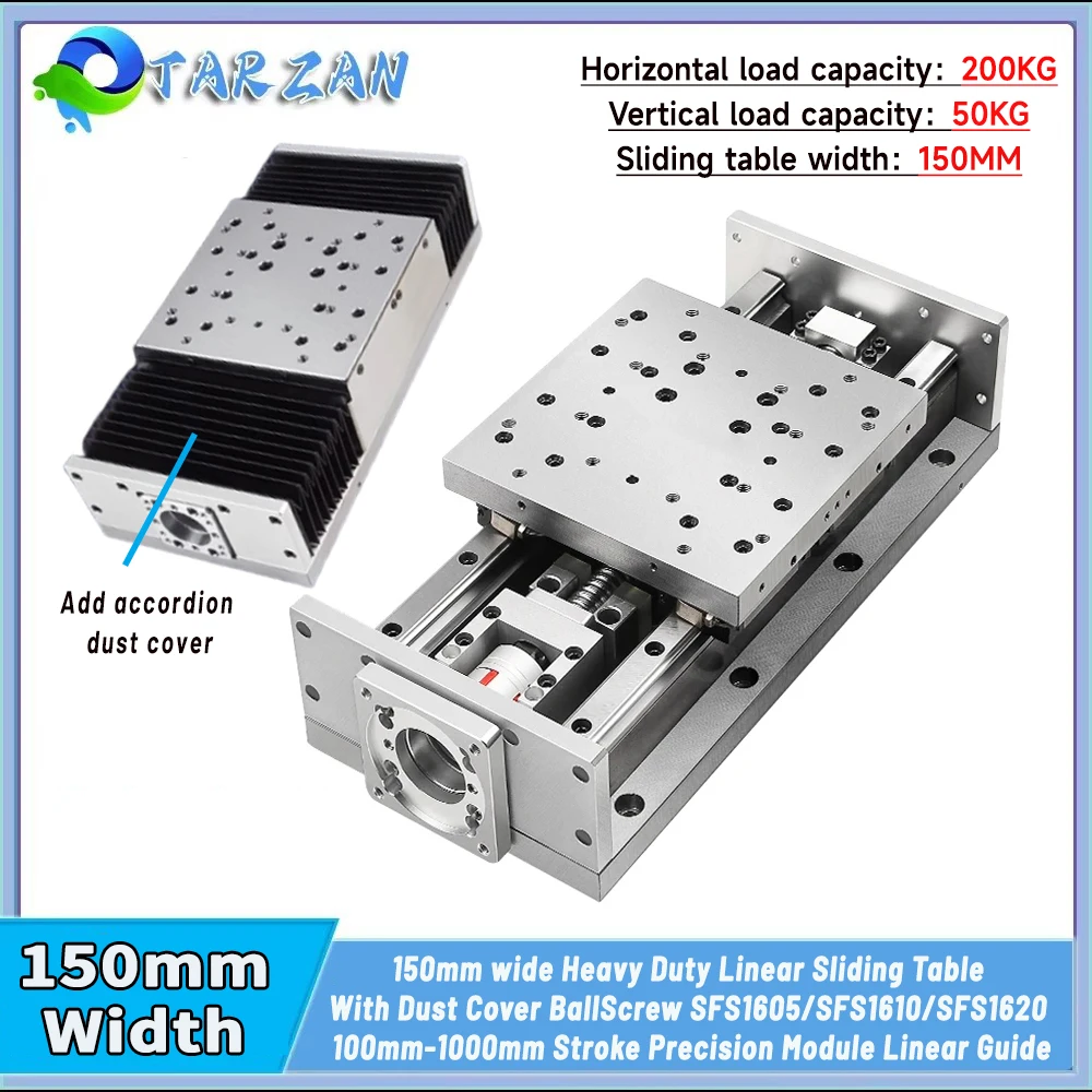 150MM Heavy Duty Steel Sliding - Ball Screw ulasan dan harga