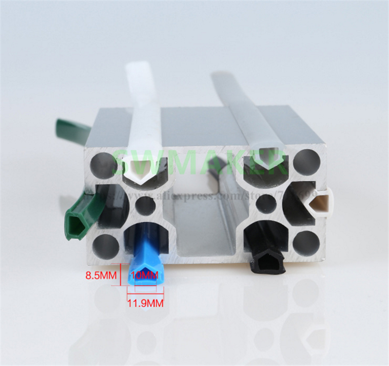 1 Meter 6mm/8mm/10mm Flat Seal - Linear Rod 8Mm ulasan dan harga