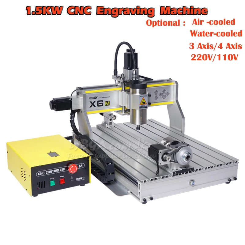 LY  CNC Router X6M 3axis 4axis - Water Cooled Spindle ulasan dan harga