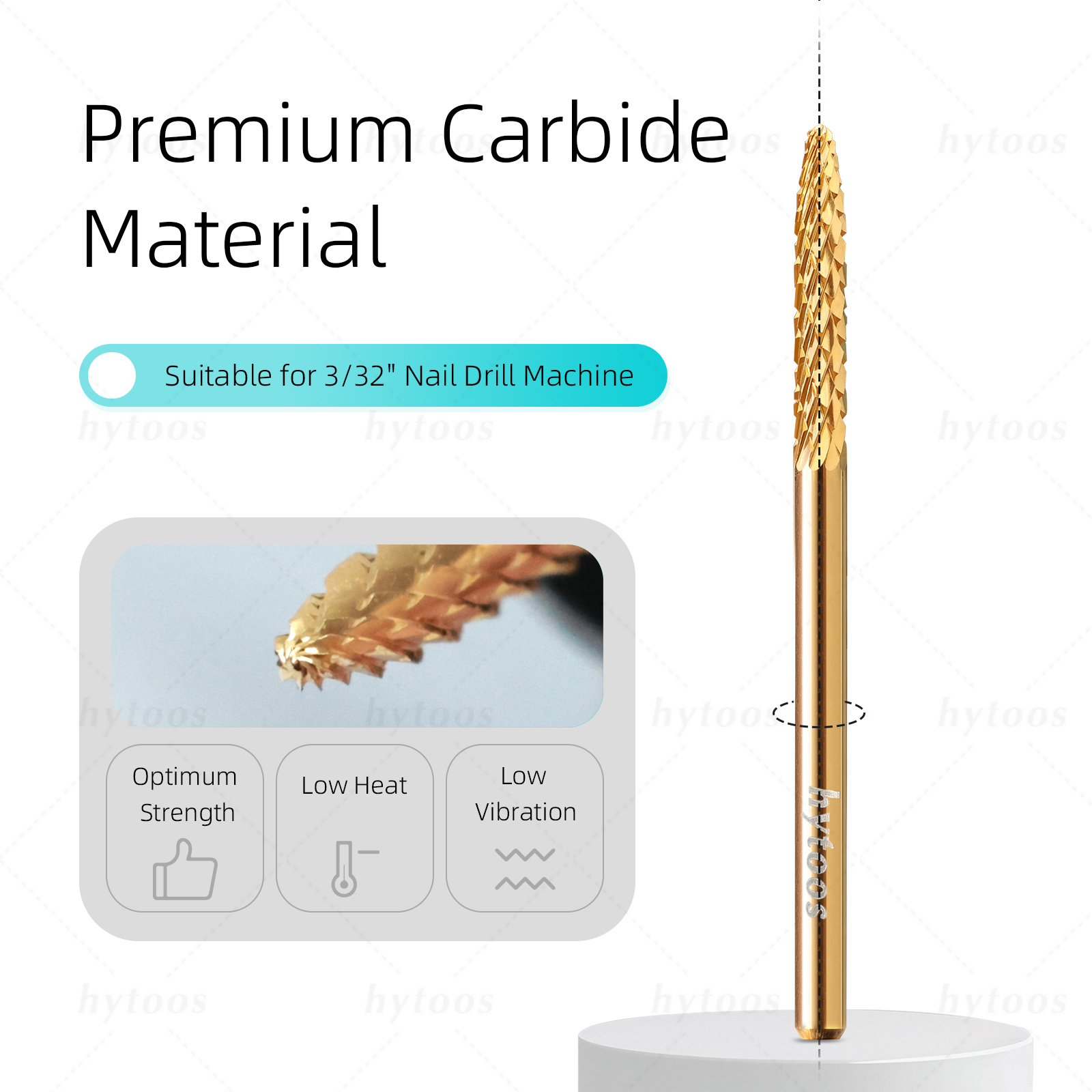HYTOOS Under Nail Cleaner Carb - Carbide End Mill ulasan dan harga