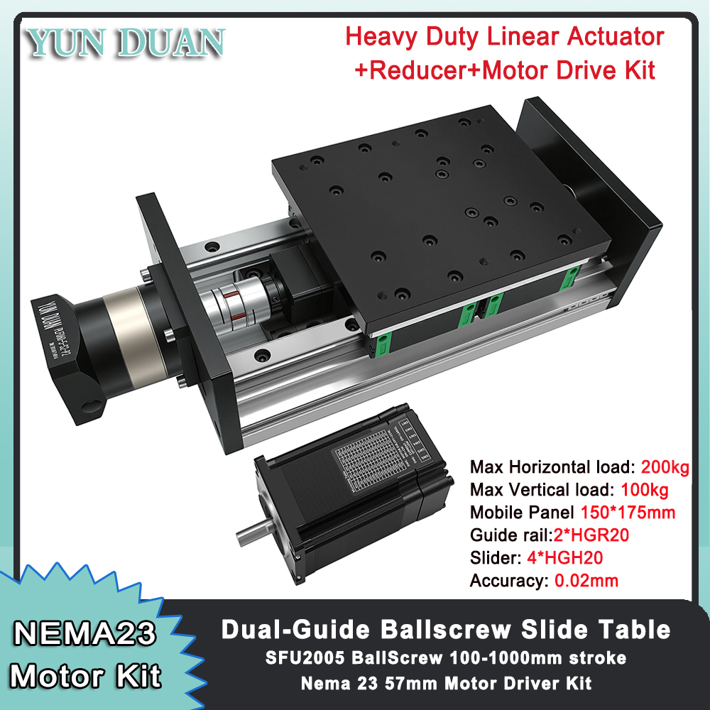 200KG Heavy Load Ballscrew Sli - Ball Screw ulasan dan harga