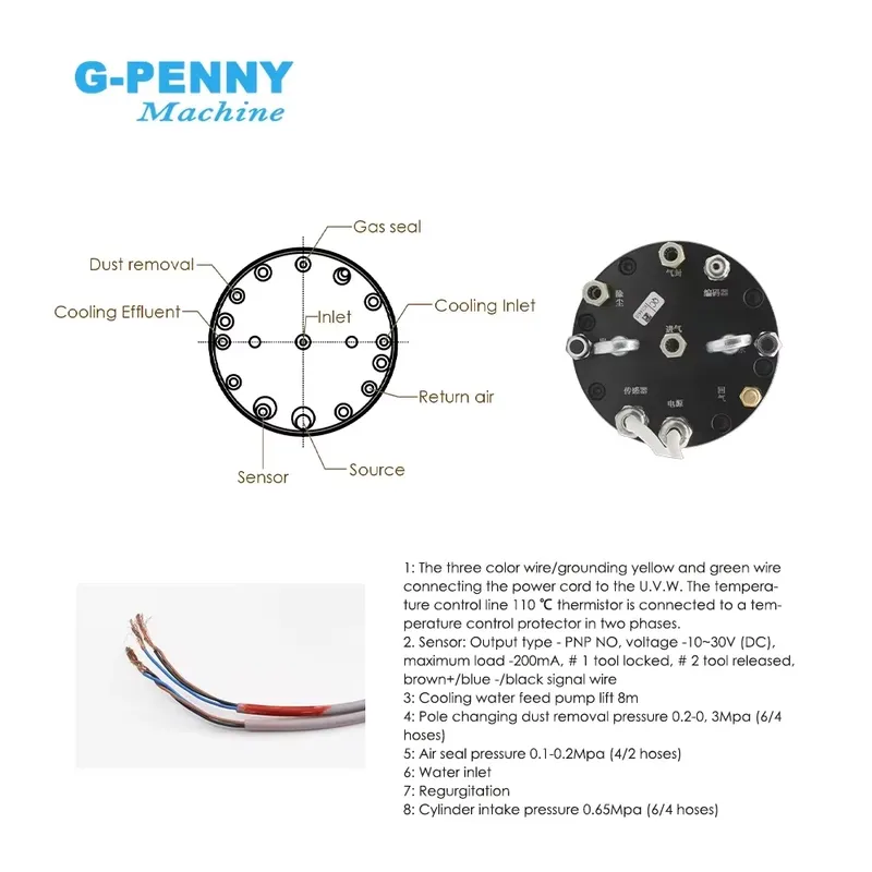 G-Penny BT30 5.5KW/7.5KW 380v  - Spindle Motor ulasan dan harga