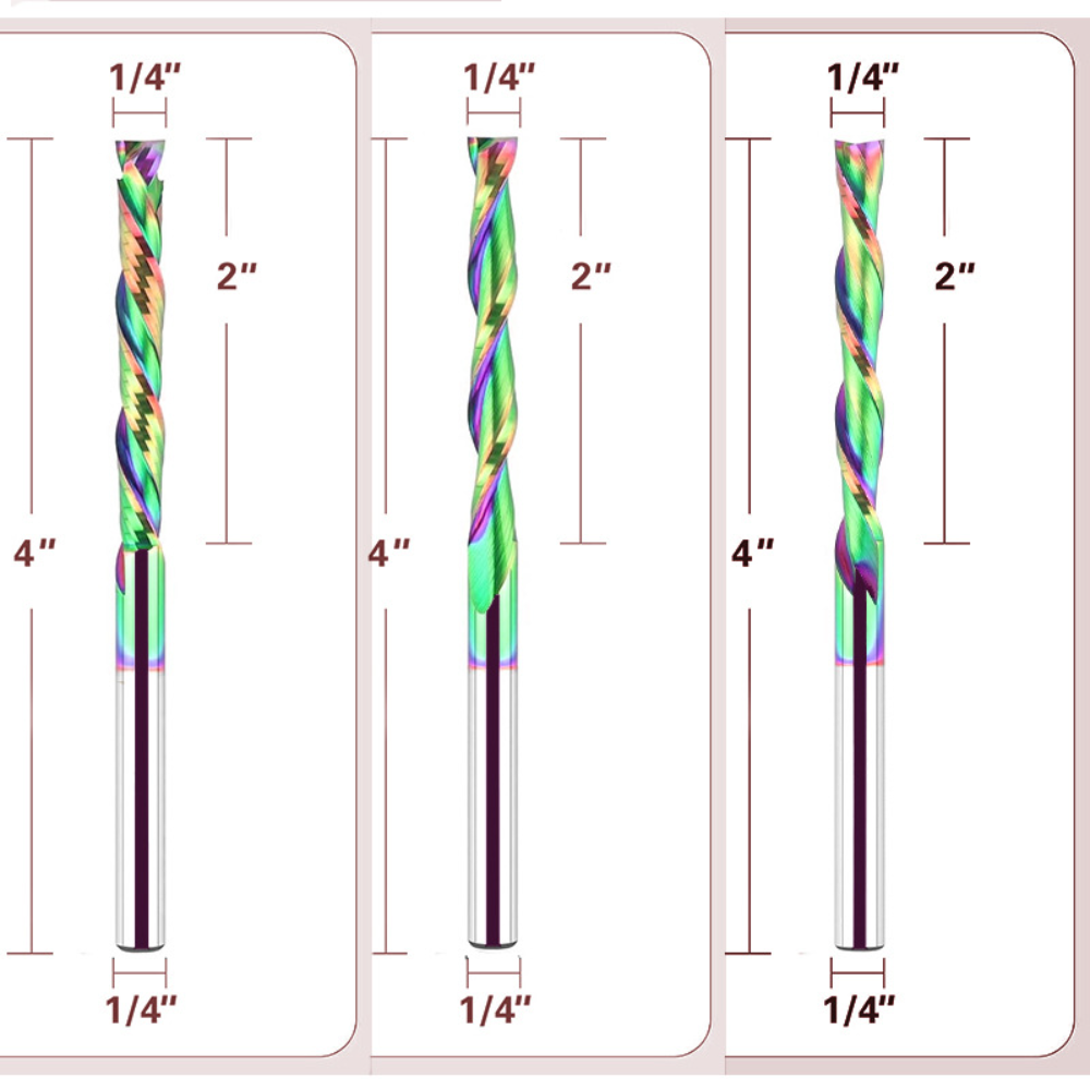 Spiral Compression Router Bit  - Carbide End Mill ulasan dan harga